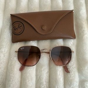 Ray-Ban Hexagonal Flat Sunglasses - Small